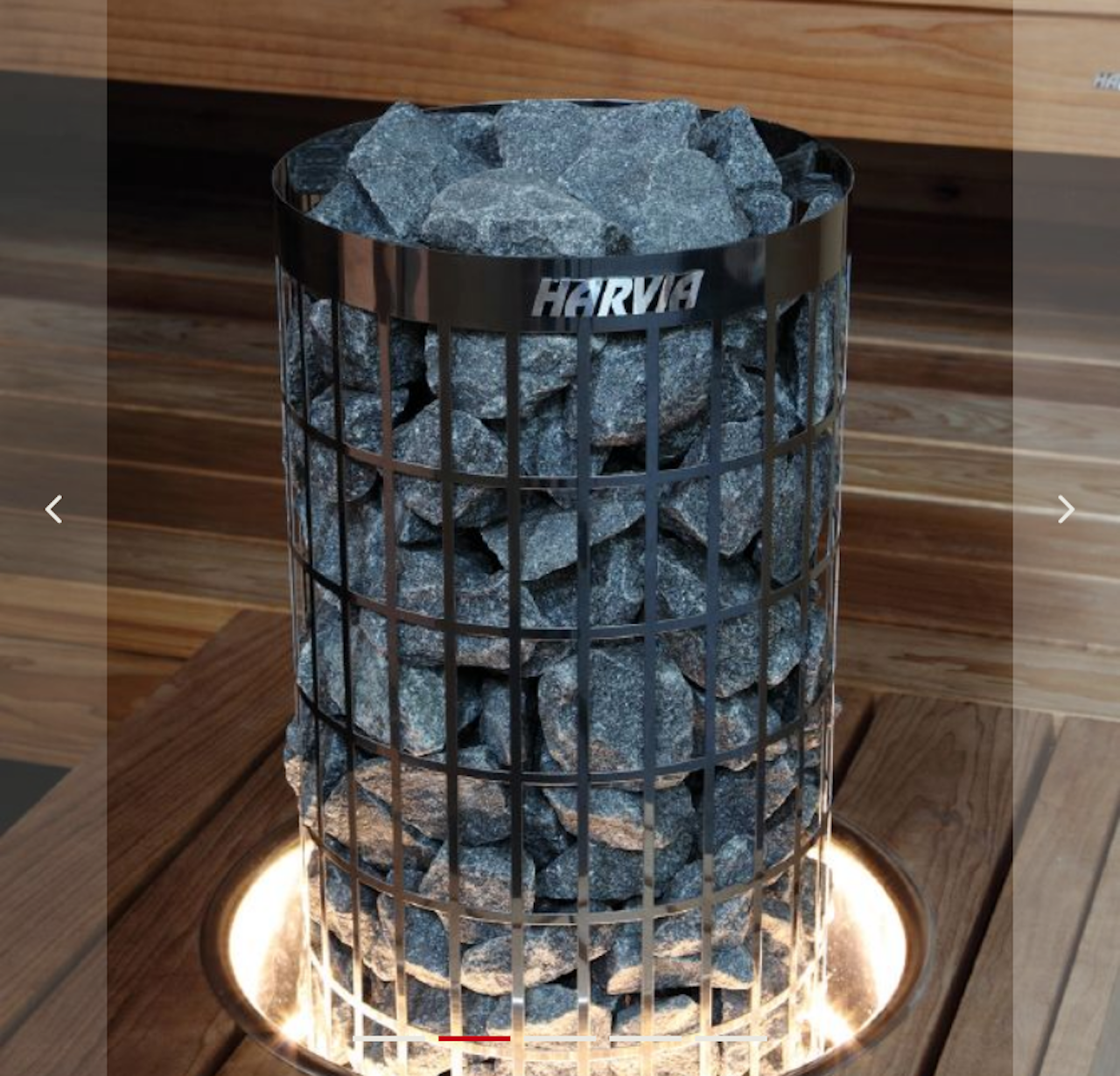 HARVIA Einbaurahmen Cilindro beleuchtet