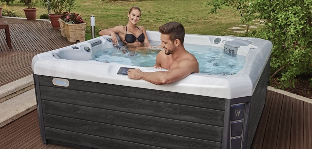 Wellis Palermo Life 5 Personen Premium-Whirlpool 218 × 218 × 90 cm