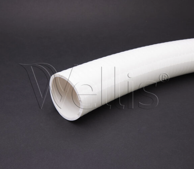 Wellis Rohr faserverstärkt, flexibel 73 mm weiß