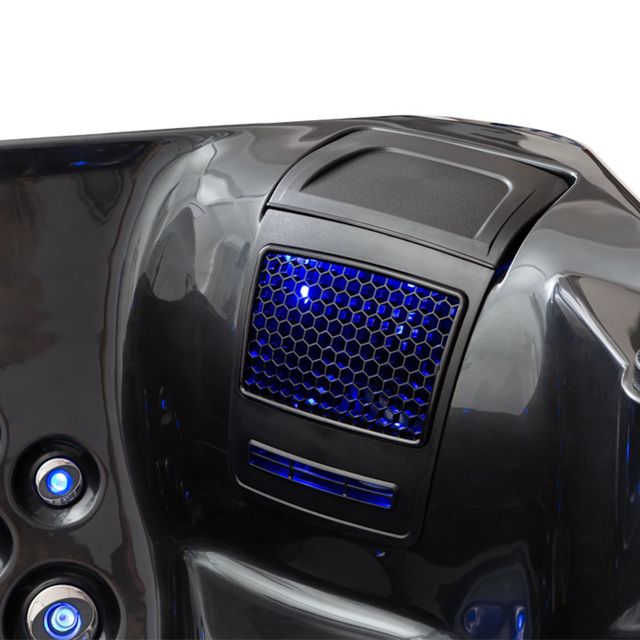 AWT Aussenwhirlpool IN-704 Premium Cloudy Black 220x160 grau