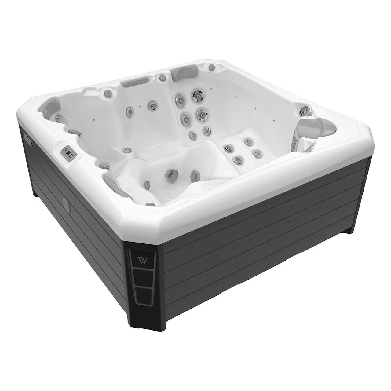 Wellis Palermo Life 5 Personen Premium-Whirlpool 218 × 218 × 90 cm