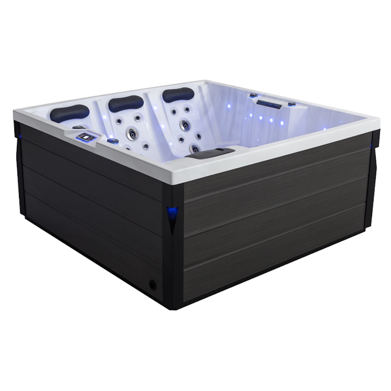 AWT Aussenwhirlpool IN-402 Eco Extreme Sterling Silver 200x200 grau