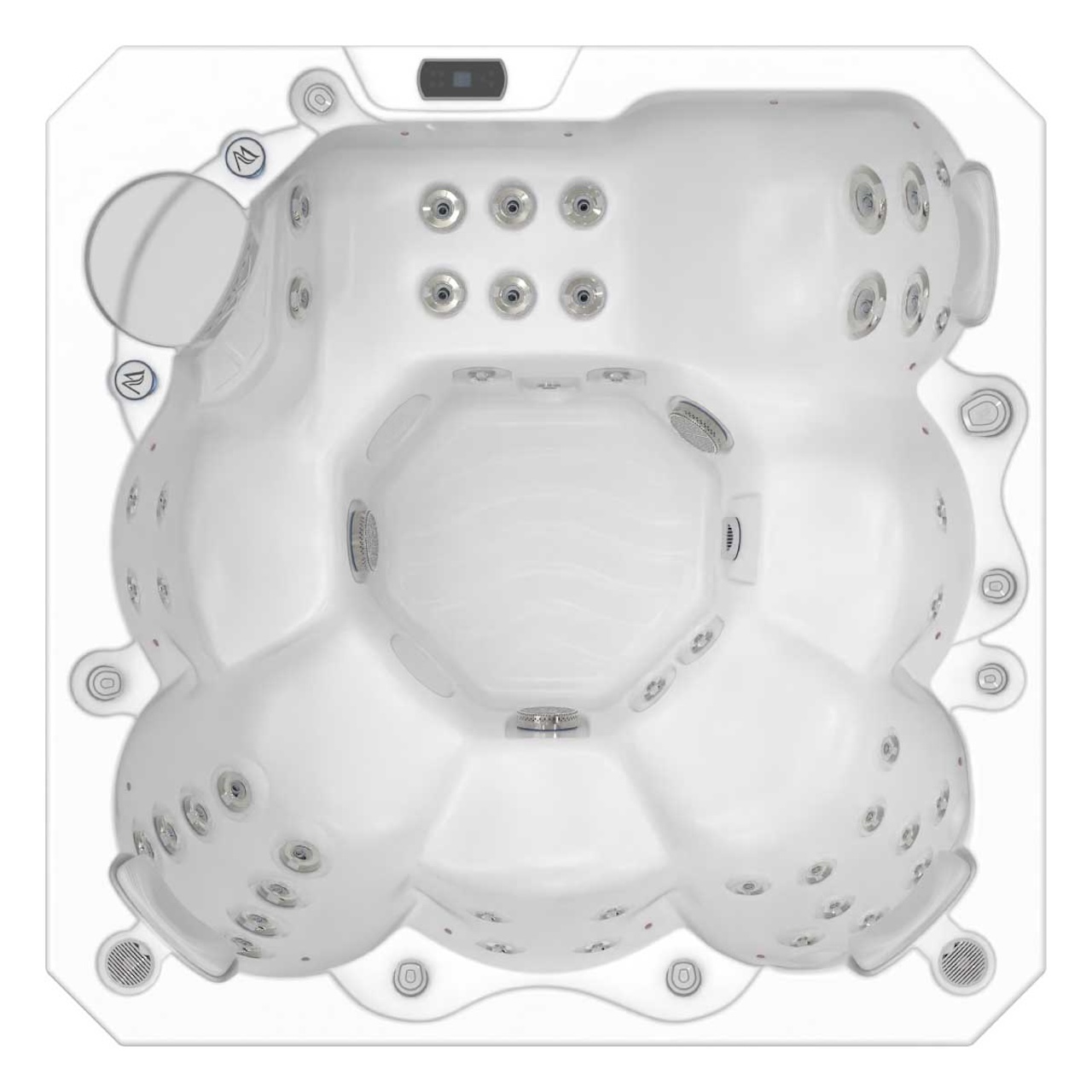 Wellis Prague Life 6 Personen Premium-Whirlpool 200 × 200 × 90 cm