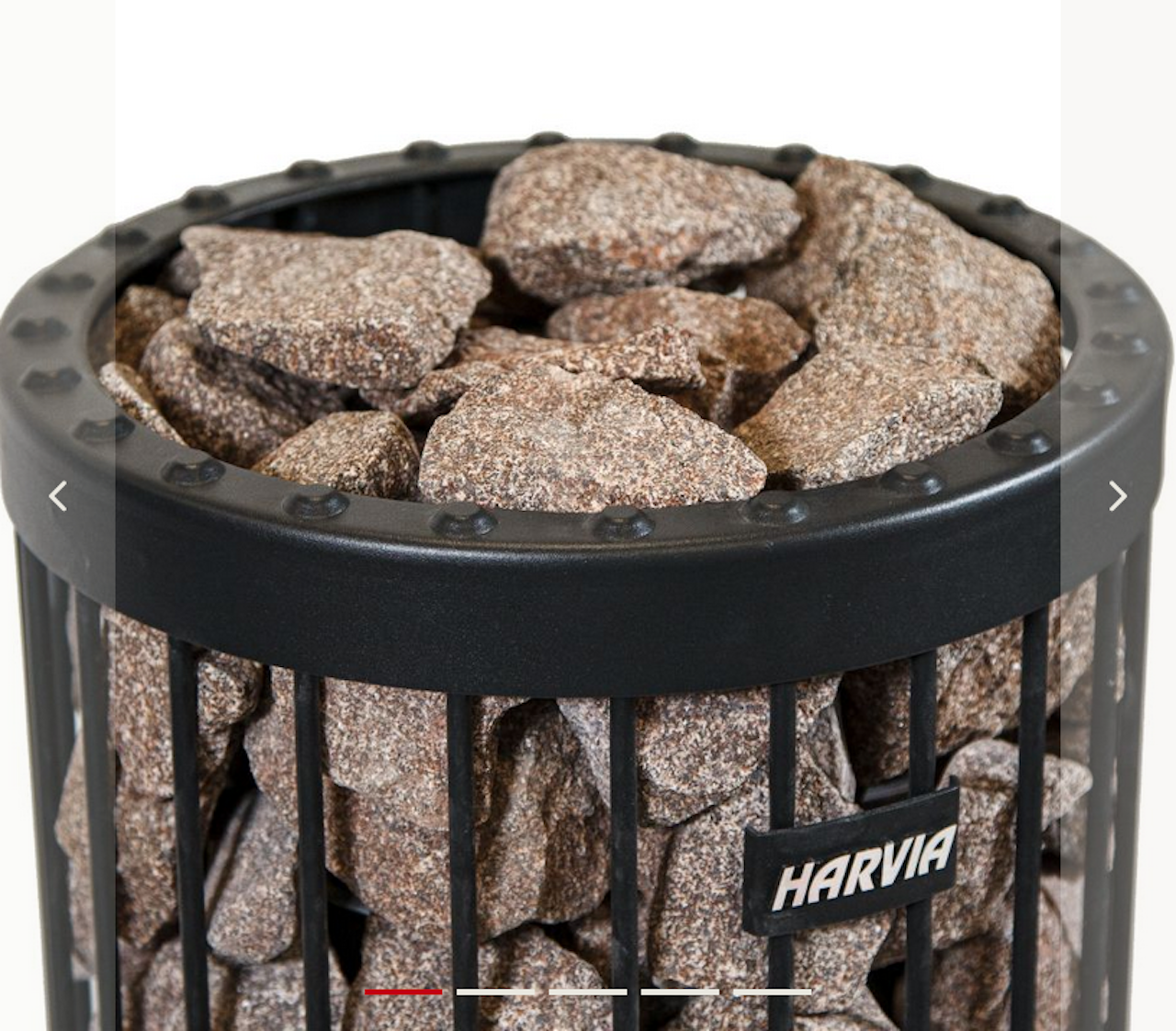 HARVIA Saunaofensteine Elite grau 5-10 cm 20 kg