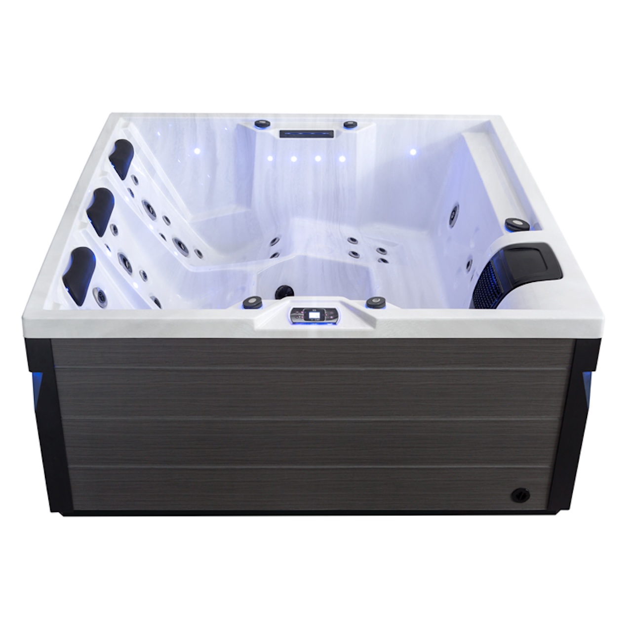 AWT Aussenwhirlpool IN-402 Eco Sterling Silver 200x200 grau 