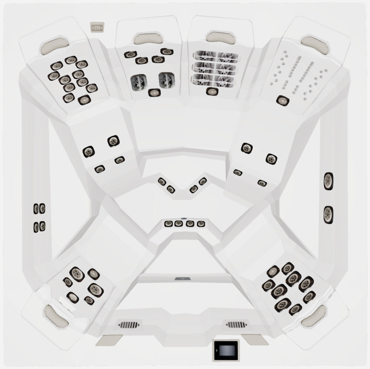 Bullfrogspas M7 Outdoor Whirlpool 231x231x94cm