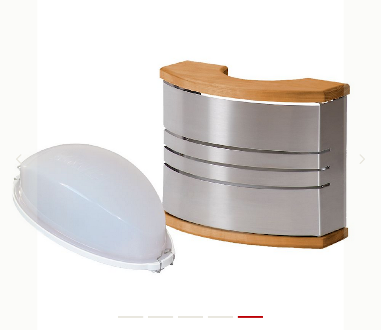 HARVIA Saunalampe Stahl