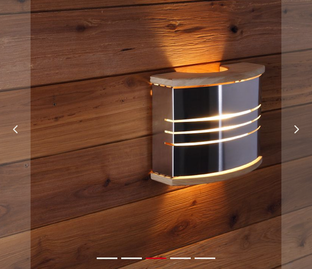 HARVIA Saunalampe Stahl