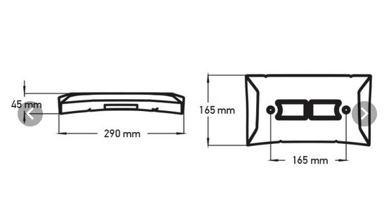 Wellis Kopfkissen  320x183x45 hellgrau EVA (BAHNAGY)
