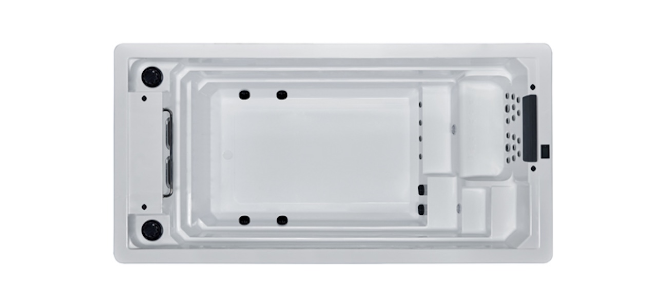 AWT SwimSpa Innovation 430 weiß 430x230 grau