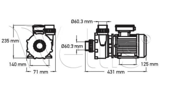 Wellis Pumpe 50 Hz 1500 W (WP200-II)