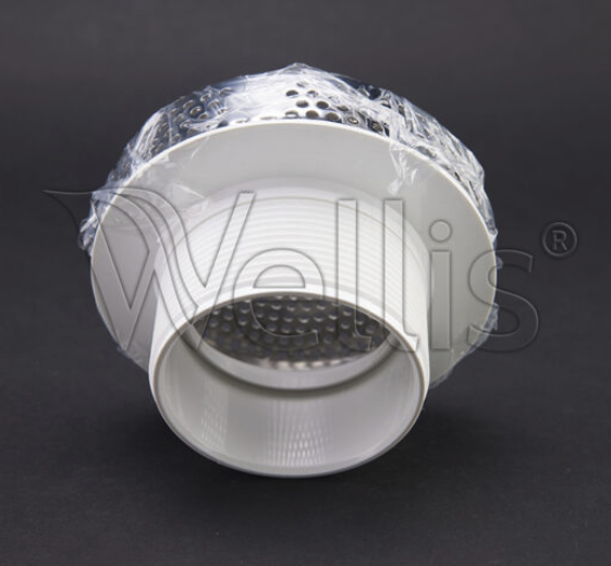 Wellis Chrom Saugkopf 2,5" (hoch)