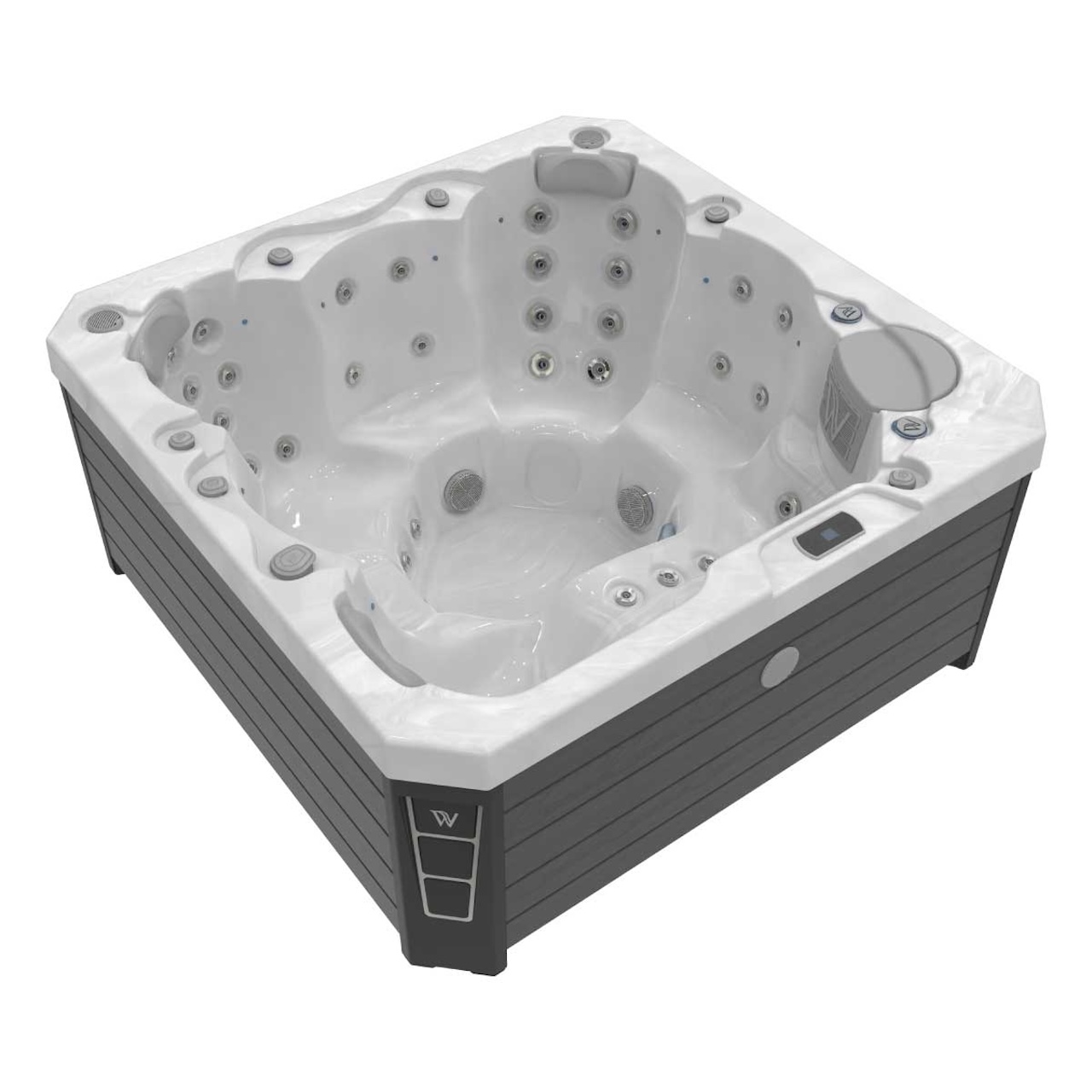 Wellis Prague Life 6 Personen Premium-Whirlpool 200 × 200 × 90 cm
