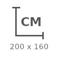 200x160cm