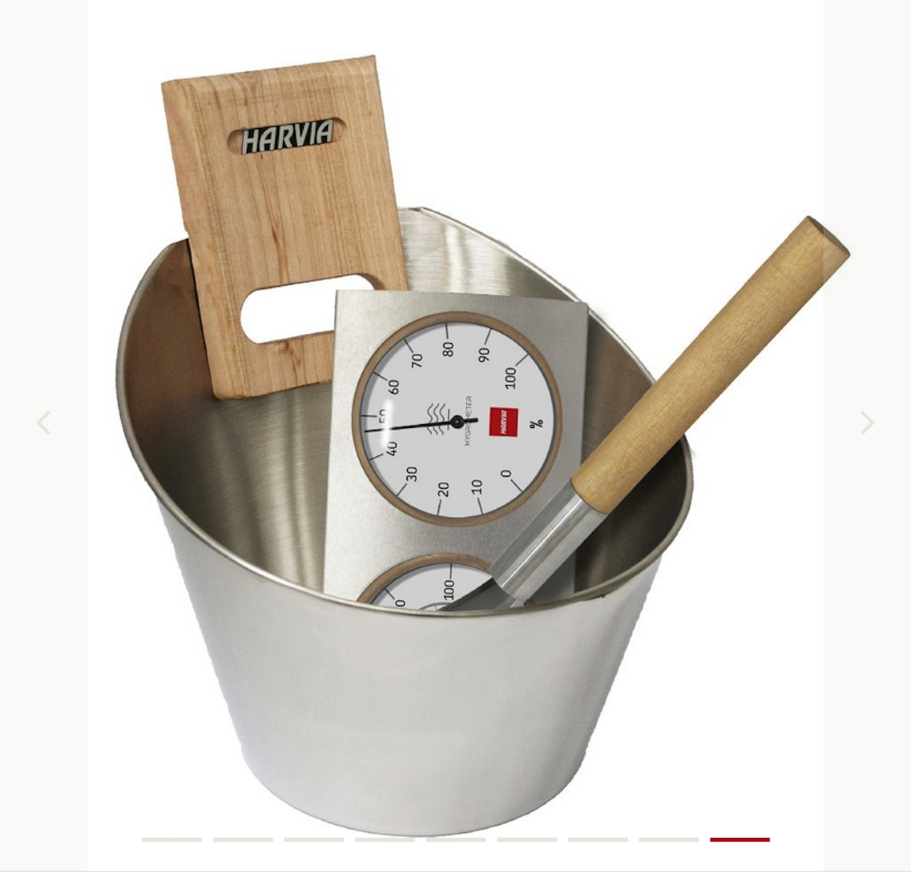 HARVIA Sauna Zubehörset Stahl