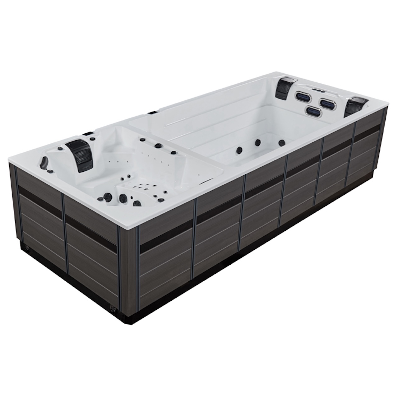AWT SwimSpa Innovation 590 Dual weiß 590x235 grau