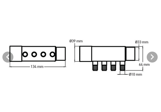 Wellis Verteiler 4er