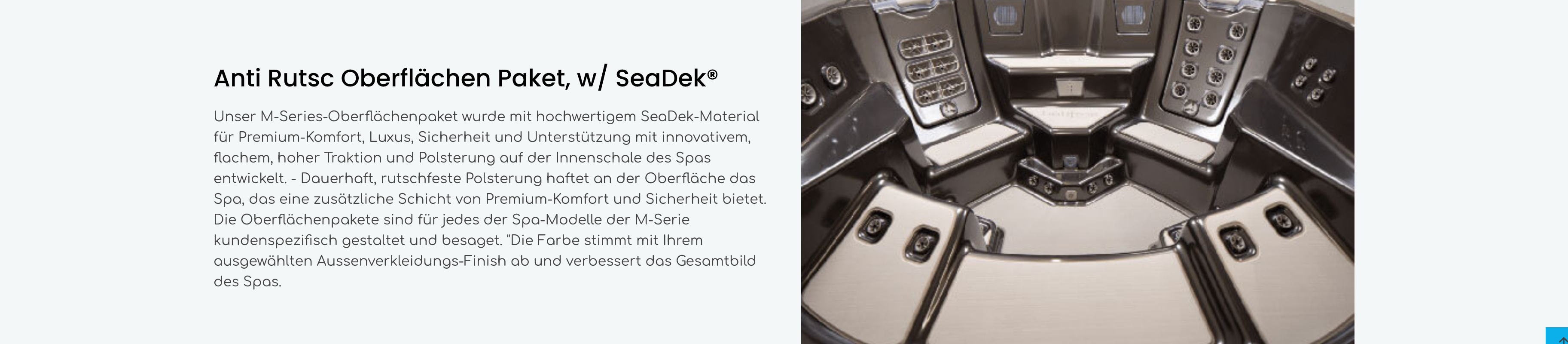 M Series Spa-Modelle_Swim_Deck