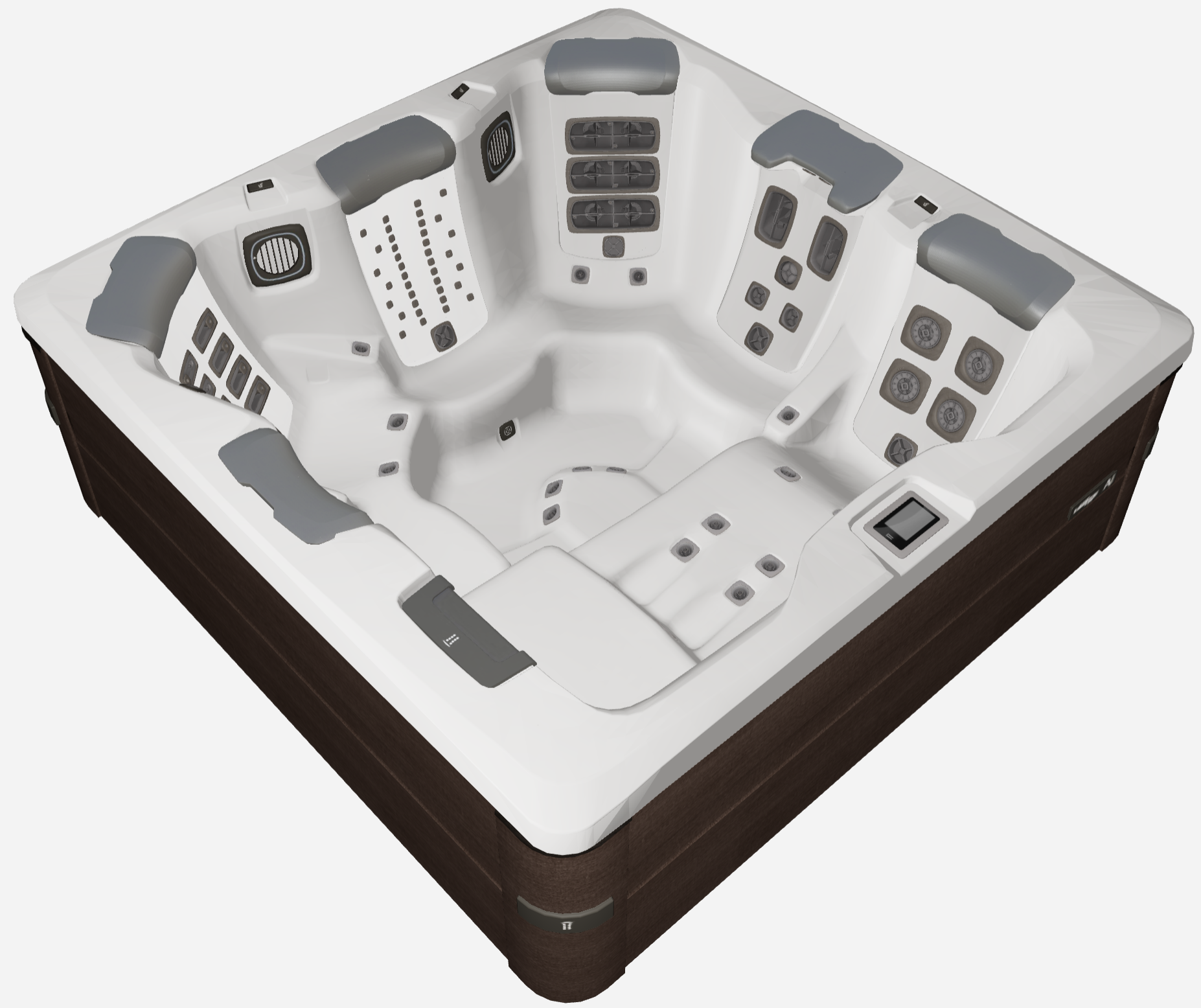 Bullfrogspas Outdoor Whirlpool A8L Choice 239x239x97cm