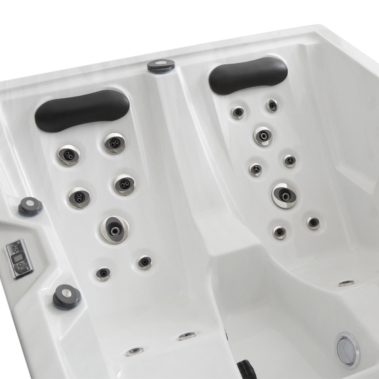 AWT Aussenwhirlpool IN-405 Basic Sterling Silver 220x160 grau 