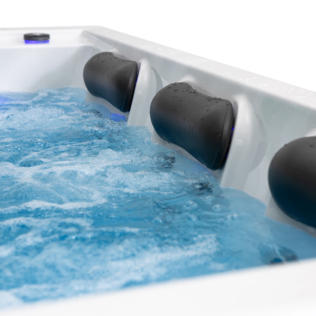 AWT Aussenwhirlpool IN-407 Eco Cloudy Black 200x200 grau