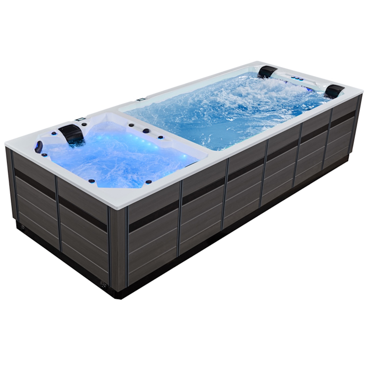 AWT SwimSpa Innovation 590 Dual weiß 590x235 grau