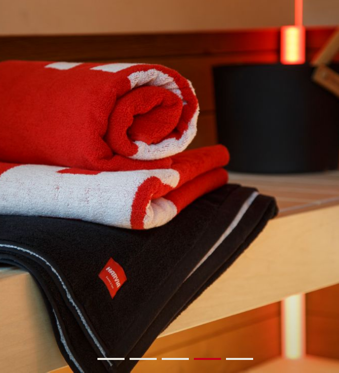 HARVIA Handtuch rot 35x55 cm rot