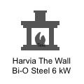Harvia The Wall  Bi-O Steel 6 kW