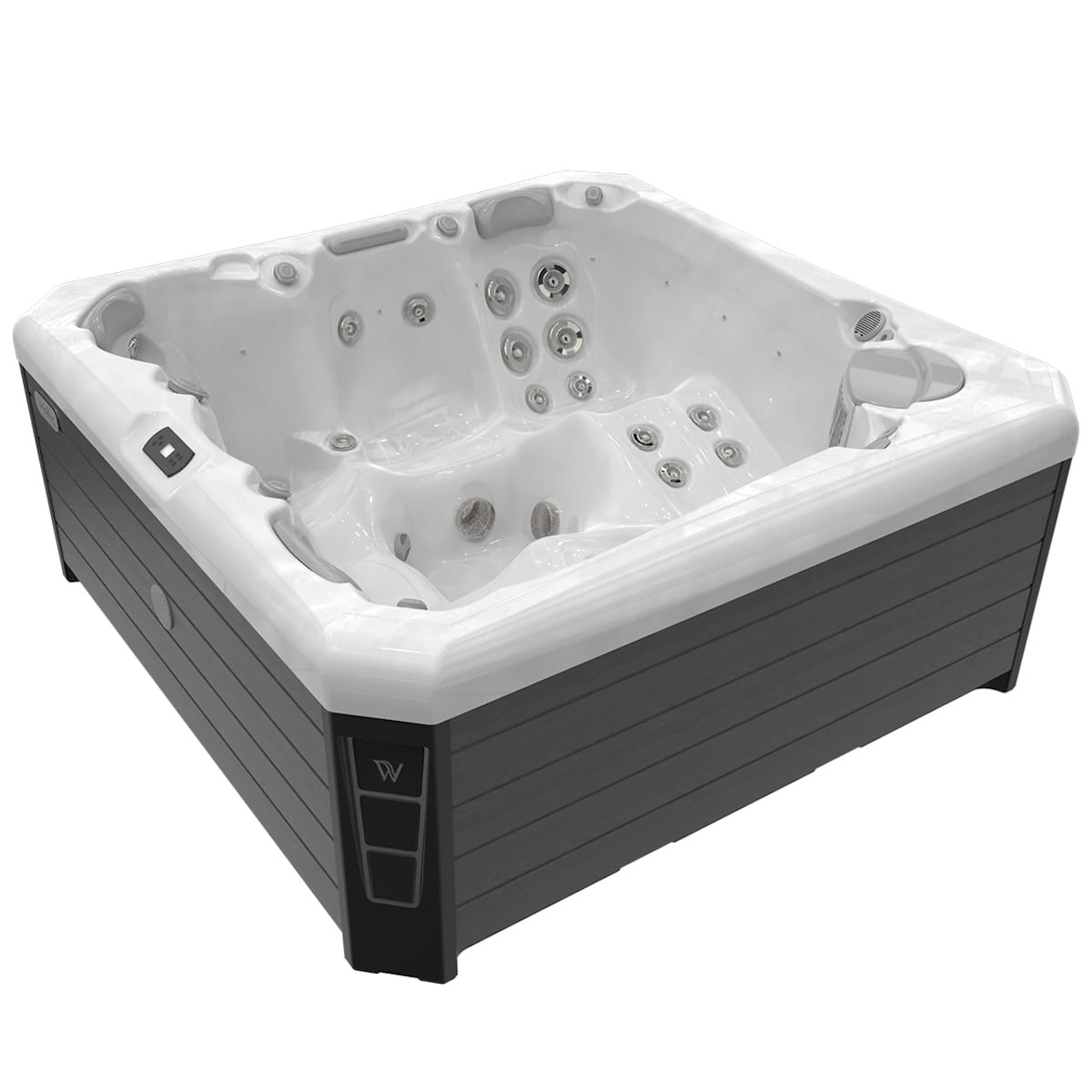 Wellis Palermo Life 5 Personen Premium-Whirlpool 218 × 218 × 90 cm