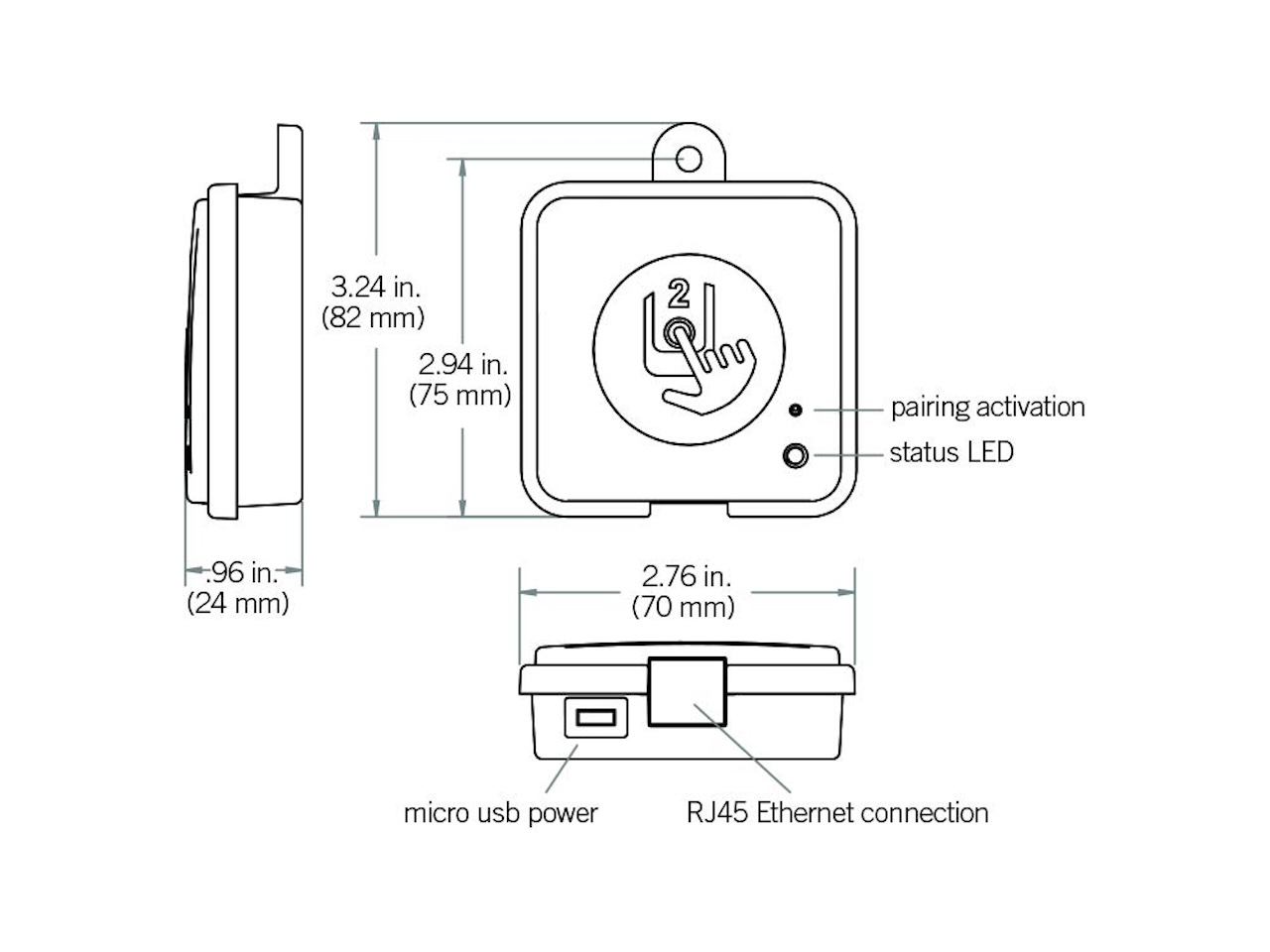 GECKO in.touch 2  Wifi W-Lan Web Modul