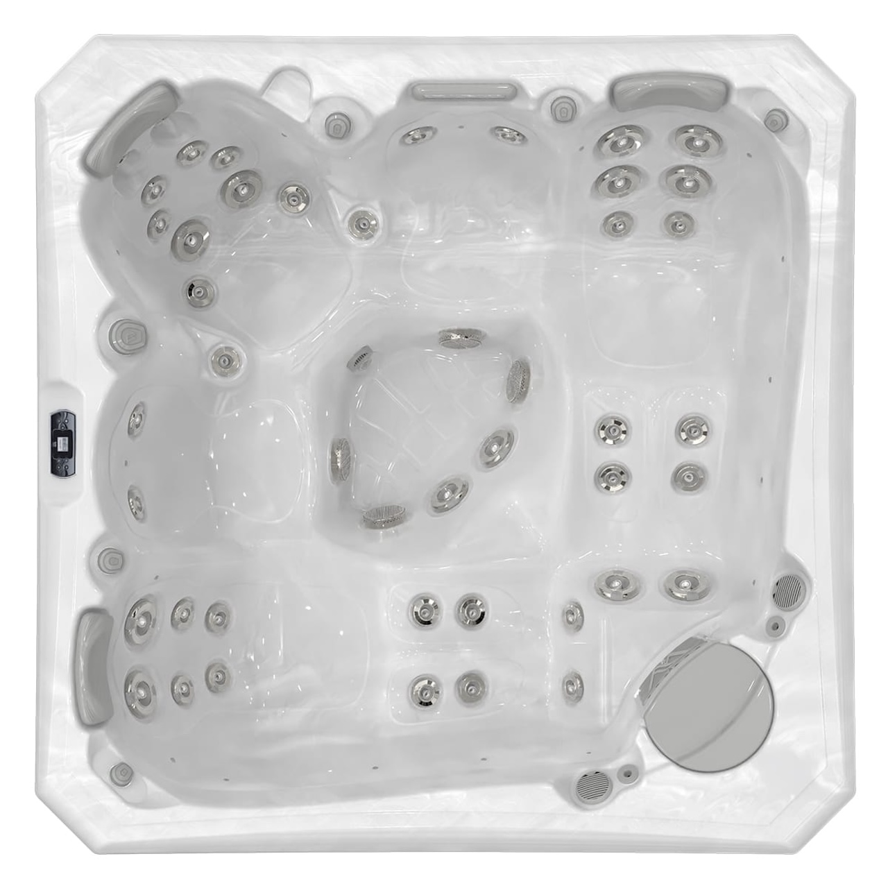 Wellis Palermo Life 5 Personen Premium-Whirlpool 218 × 218 × 90 cm