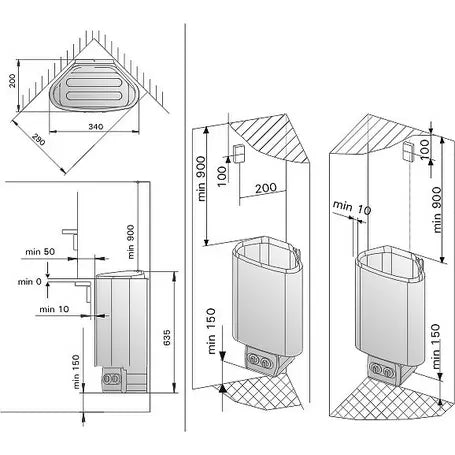 HARVIA Saunaofen Delta ohne Steuerung