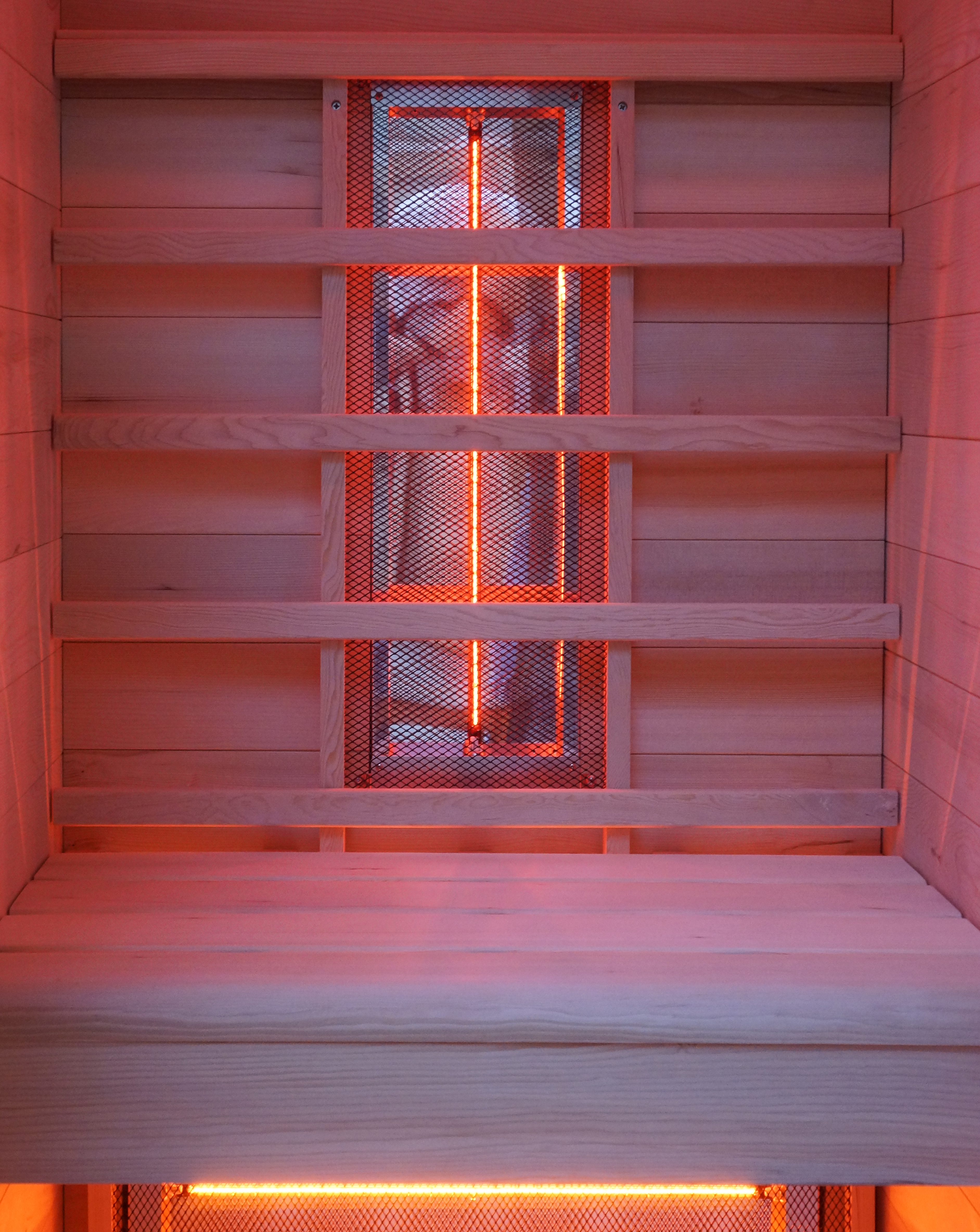 Wellis Redlight™-Infrarotkabine Helios aus kanadischer Hemlocktanne