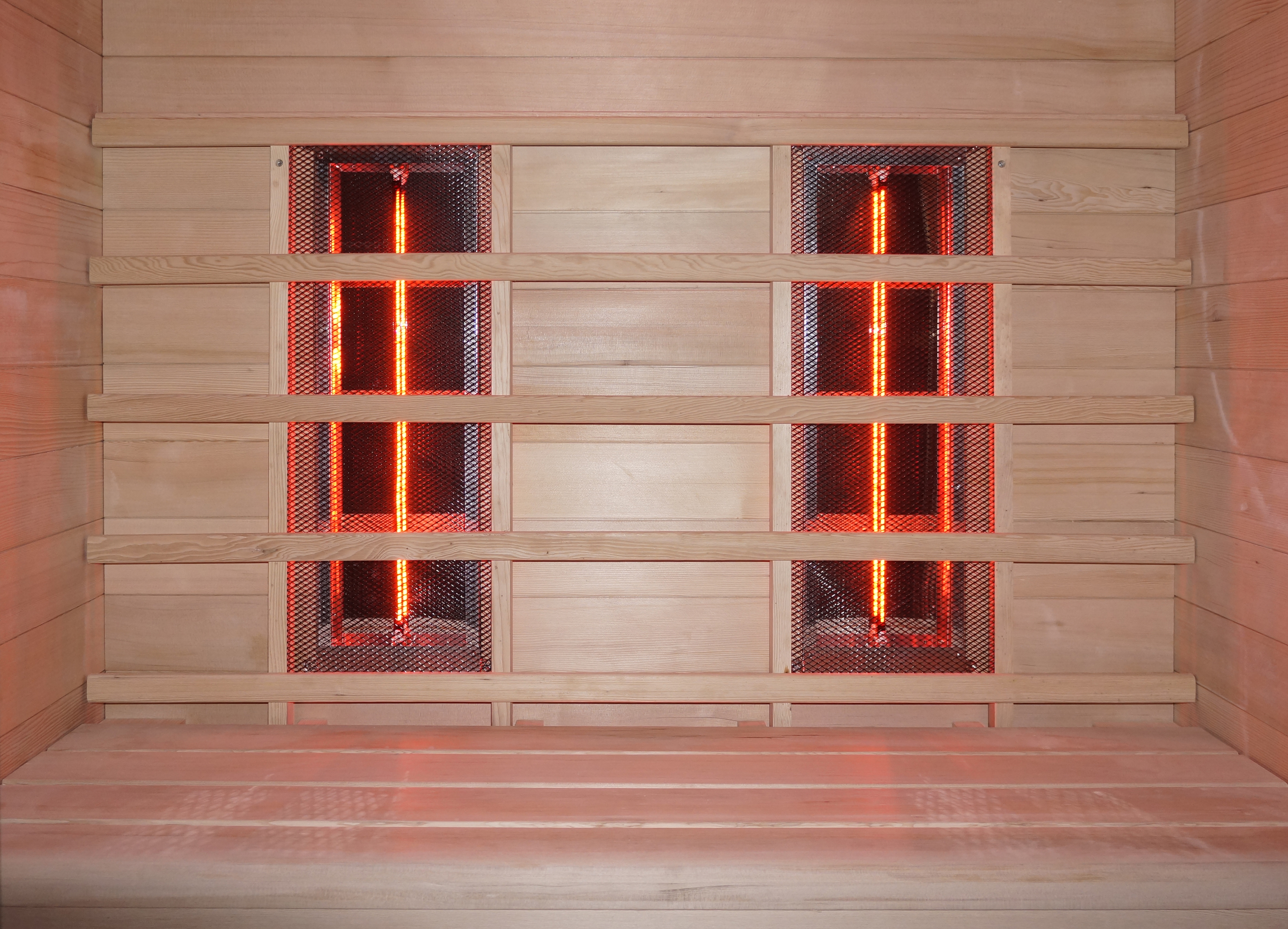 Wellis Redlight™-Infrarotkabine Solaris aus kanadischer Hemlocktanne