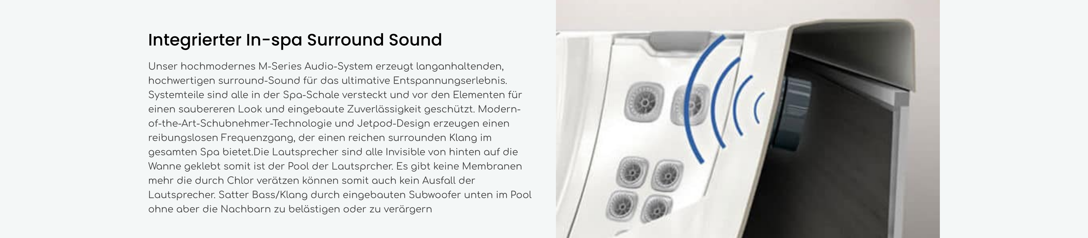 M Series Spa-Modelle_Sound