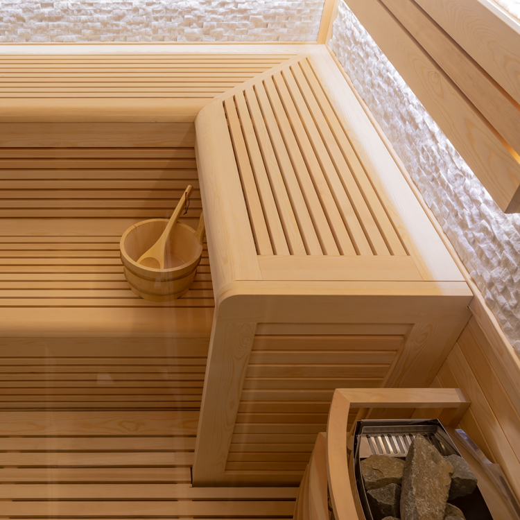 AWT E1816 A Pinienholz 220 x 220 x 210cm ohne Ofen