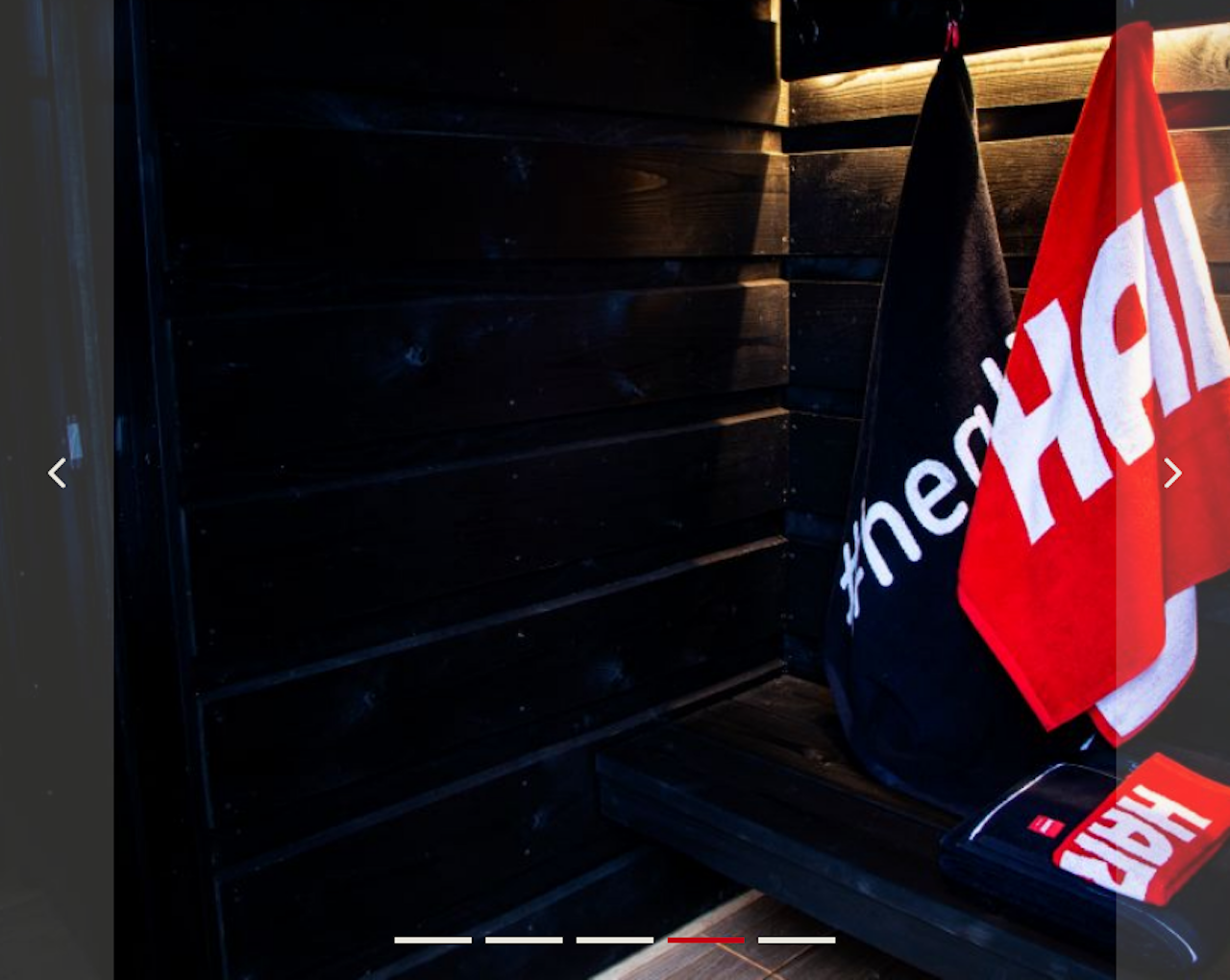 HARVIA Handtuch rot 35x55 cm rot