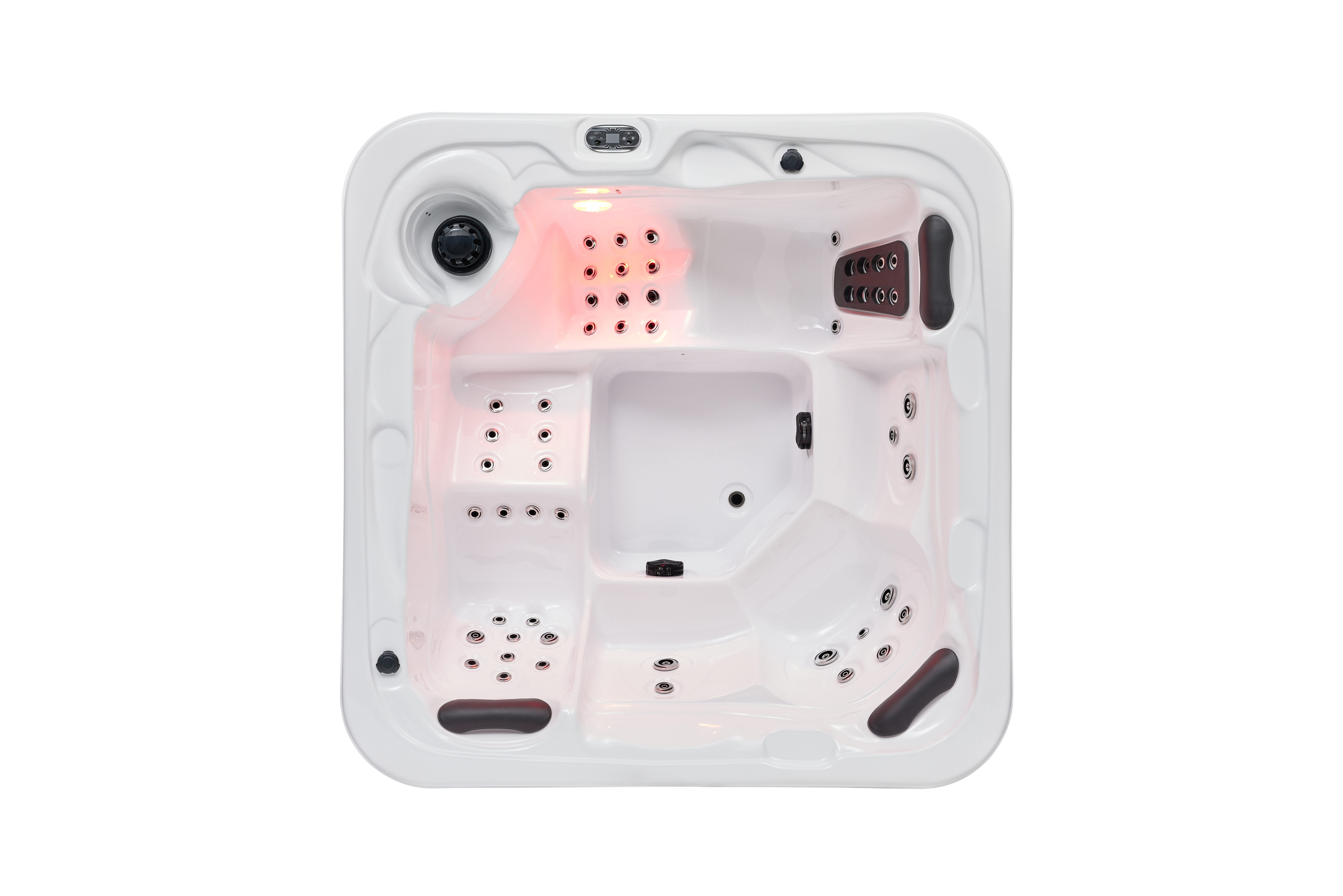 LuBoss Outdoor Whirlpool Modell LuBoss-594S Premium 215x215x90 cm LxBxH