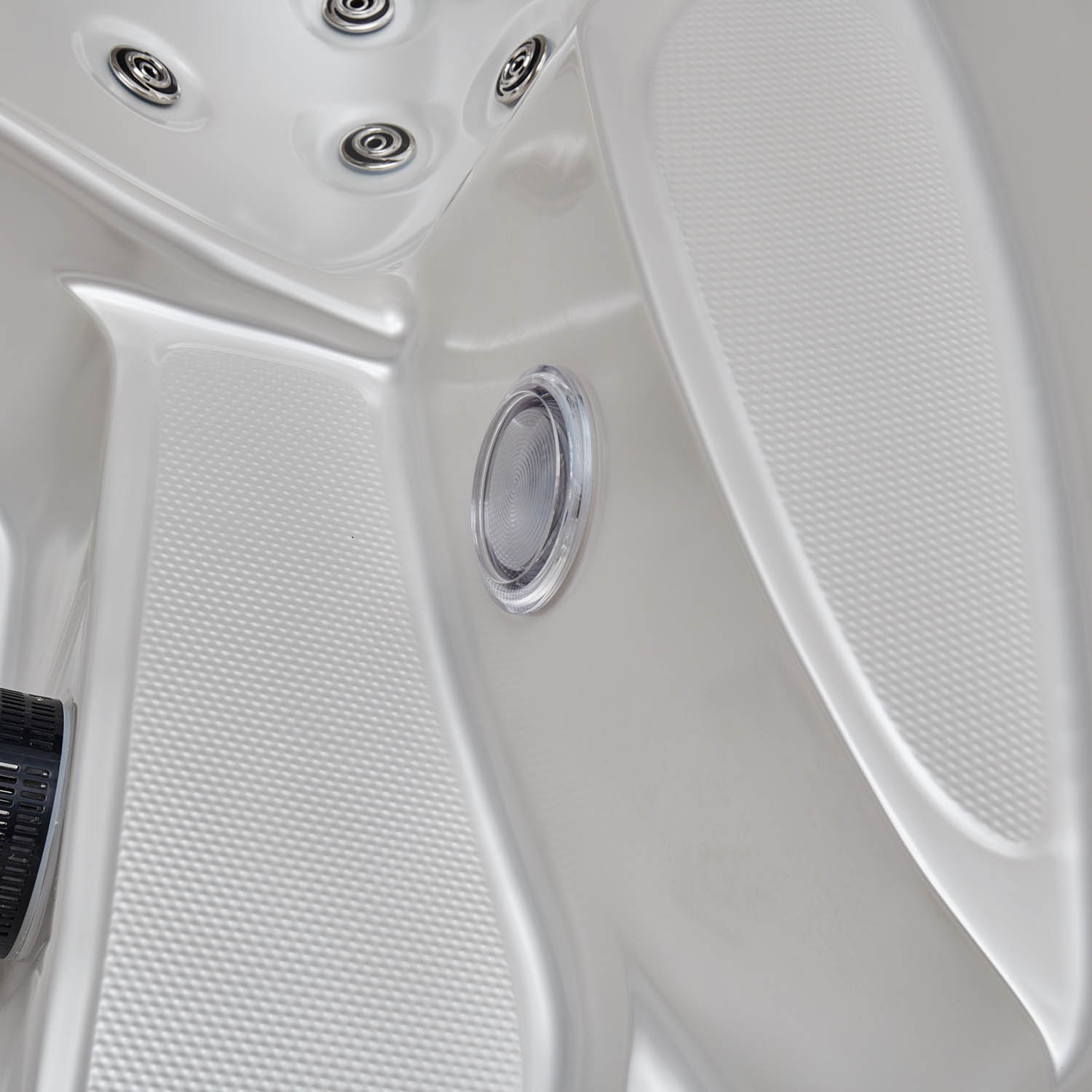 LuBoss Outdoor Whirlpool Modell LuBoss-596S Premium 220x220x90 cm LxBxH 