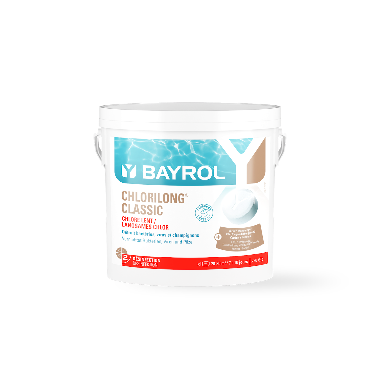 Bayrol Chlorilong® CLASSIC - mit Clorodor Control® 5 Kg