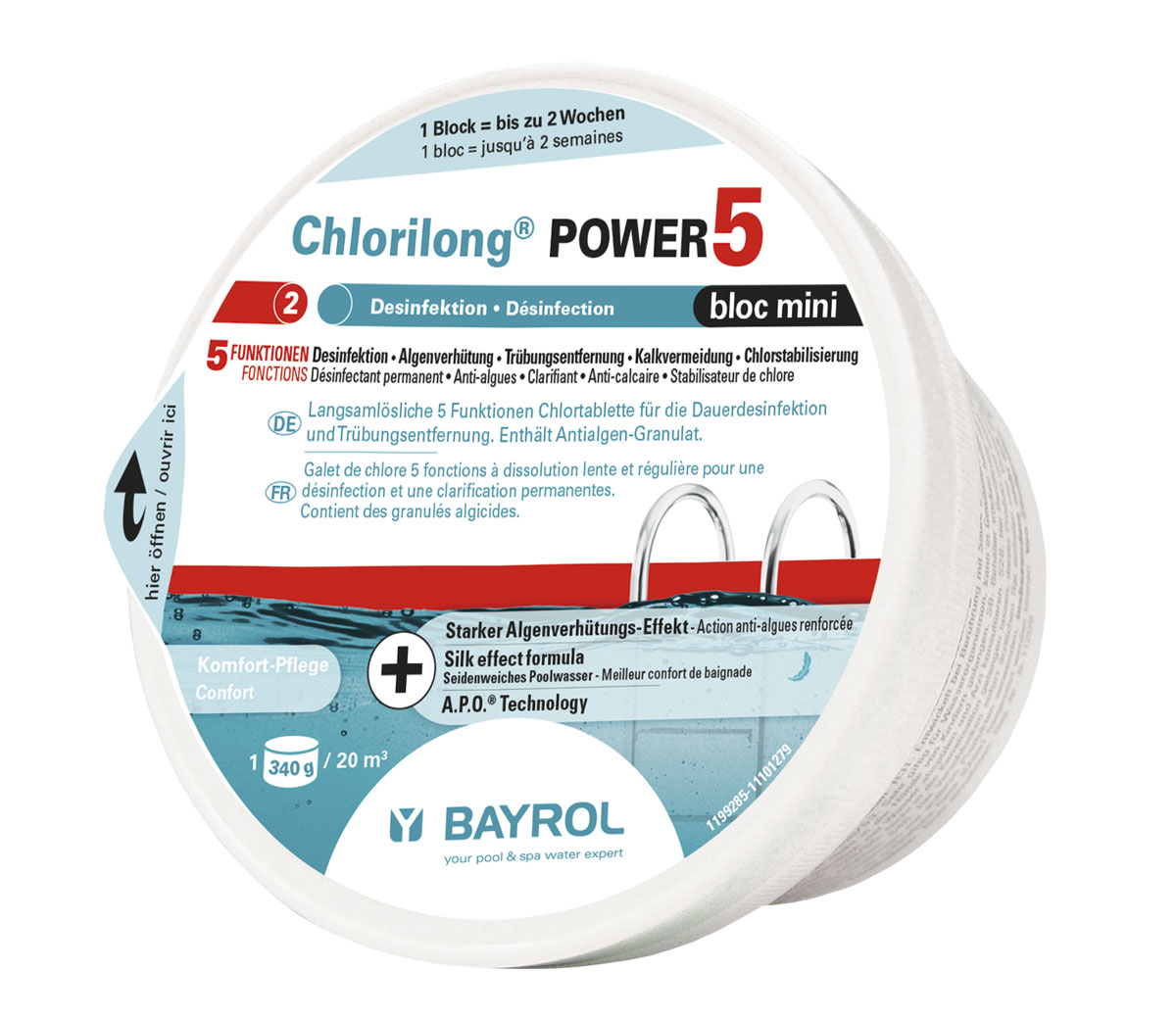 Bayrol Chlorilong® POWER5 bloc mini